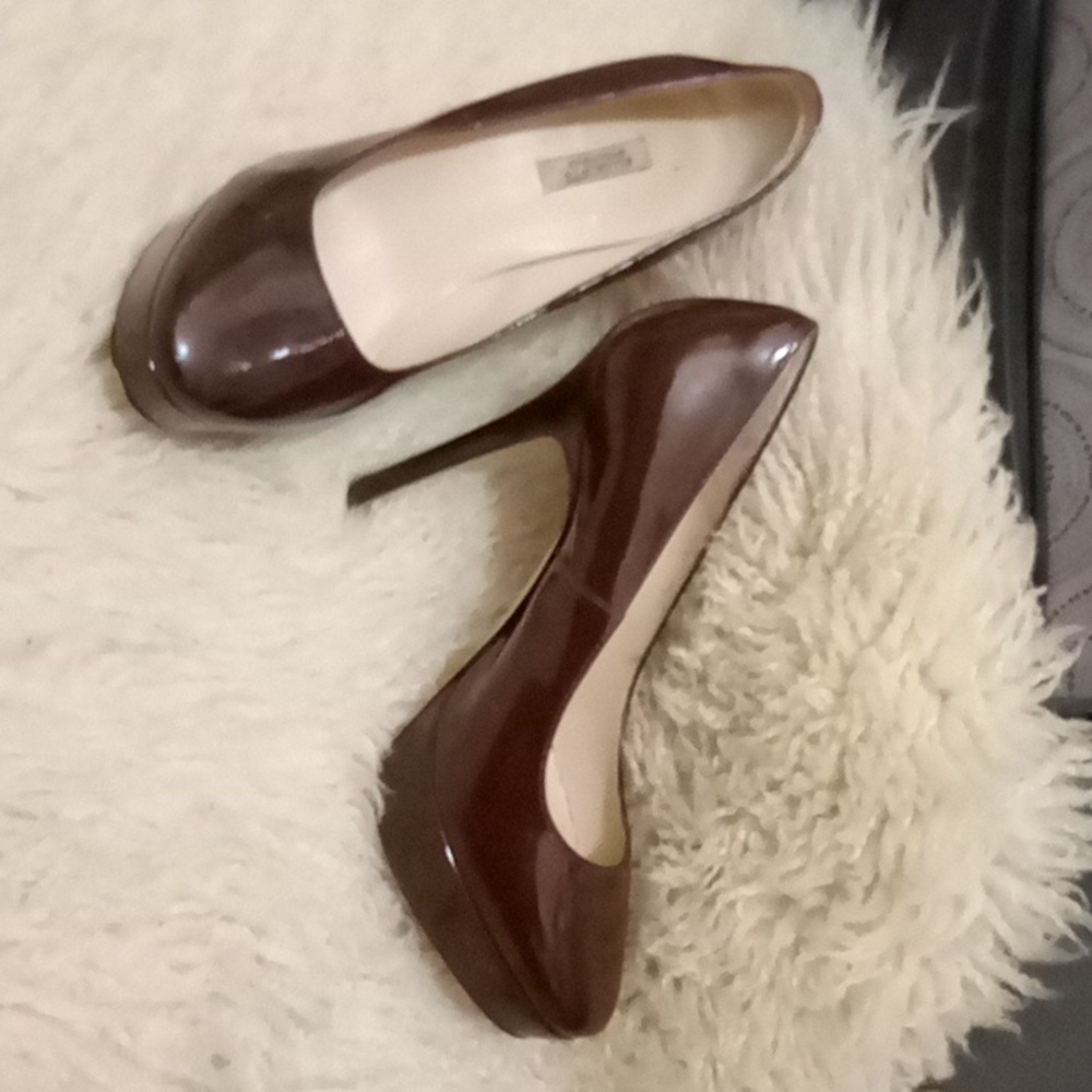 All saints Dark Burgundy High Heel Pumps Sz 6